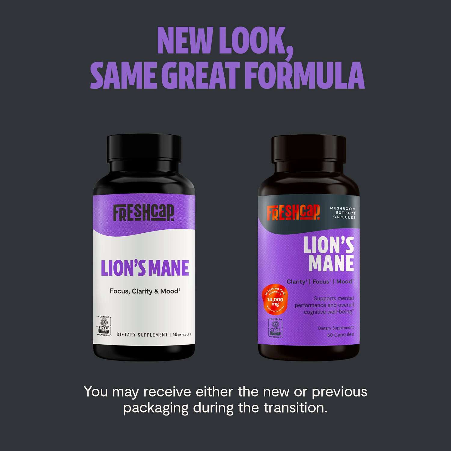 Lion's Mane Mushroom Extract - 60 Capsules (30 Servings)